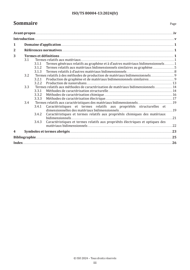 ISO TS 80004-13:2024 - Nanotechnologies - Vocabulaire - Partie 13: Graphène et autres matériaux bidimensionnels (2D)
Released:16. 09. 2024