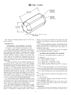 ASTM F1566-14(2021) ASTM F1566-14(2021) - Standard Test Methods for Evaluation of Innersprings, Boxsprings, Mattresses or Mattress Sets - Page 4 preview