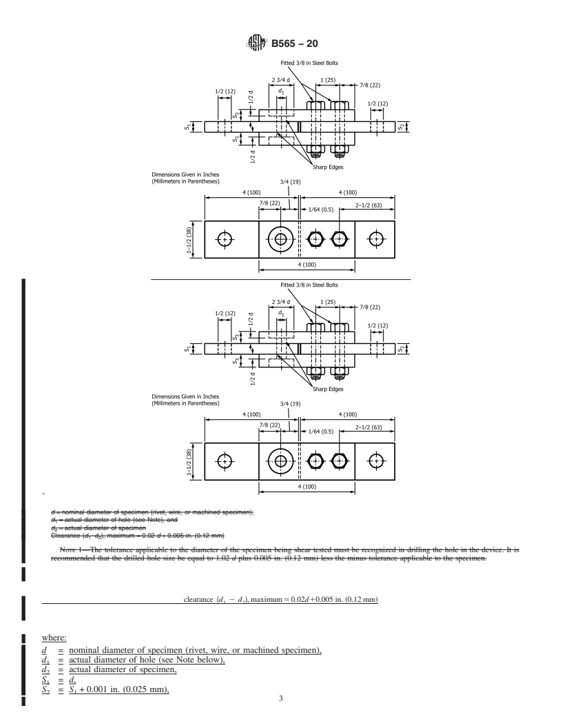 REDLINE ASTM B565-20 - Standard Test Method for  Shear Testing of Aluminum and Aluminum-Alloy Rivets and Cold-Heading  Wire and Rods