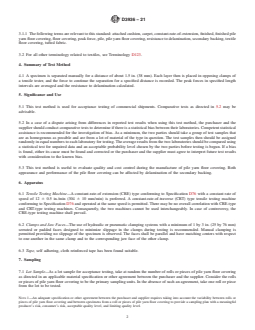 ASTM D3936-21 REDLINE ASTM D3936-21 - Standard Test Method for Resistance to Delamination of the Secondary Backing of Pile Yarn Floor Covering - Page 2 preview