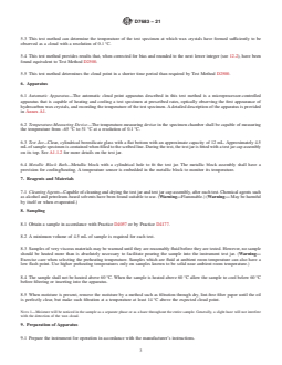 ASTM D7683-21 REDLINE ASTM D7683-21 - Standard Test Method for Cloud Point of Petroleum Products and Liquid Fuels (Small Test Jar Method) - Page 3 preview