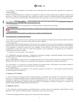 ASTM D7689-21 REDLINE ASTM D7689-21 - Standard Test Method for Cloud Point of Petroleum Products and Liquid Fuels (Mini Method) - Page 2 preview