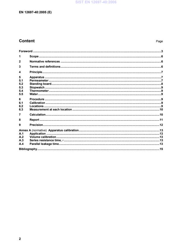 EN 12697-40:2005 EN 12697-40:2006 - Page 4 preview