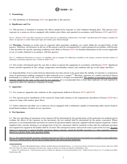 ASTM D4459-21 REDLINE ASTM D4459-21 - Standard Practice for Xenon-Arc Exposure of Plastics Intended for Indoor Applications - Page 2 preview
