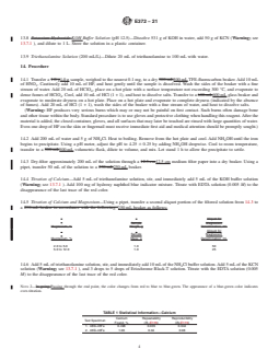 ASTM E372-21 REDLINE ASTM E372-21 - Standard Test Method for Determination of Calcium and Magnesium in Magnesium Ferrosilicon by EDTA Titrimetry - Page 4 preview