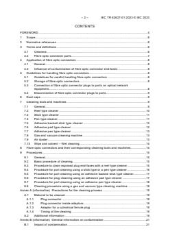IEC TR 62627-01:2023 - Fibre optic interconnecting devices and passive components - Part 01: Fibre optic connector cleaning methods
Released:1/31/2023 - Page 4 preview