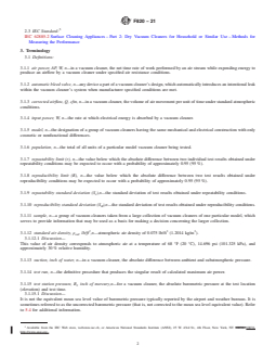 ASTM F820-21 REDLINE ASTM F820-21 - Standard Test Method for Measuring Air Performance Characteristics of Central Vacuum Cleaning Systems - Page 2 preview
