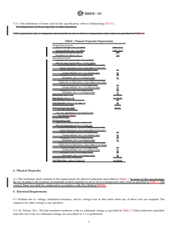 ASTM D2219-21 REDLINE ASTM D2219-21 - Standard Specification for Poly(Vinyl Chloride) Insulation for Wire and Cable, 60 °C Operation - Page 2 preview