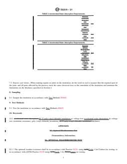 ASTM D2219-21 REDLINE ASTM D2219-21 - Standard Specification for Poly(Vinyl Chloride) Insulation for Wire and Cable, 60 °C Operation - Page 4 preview