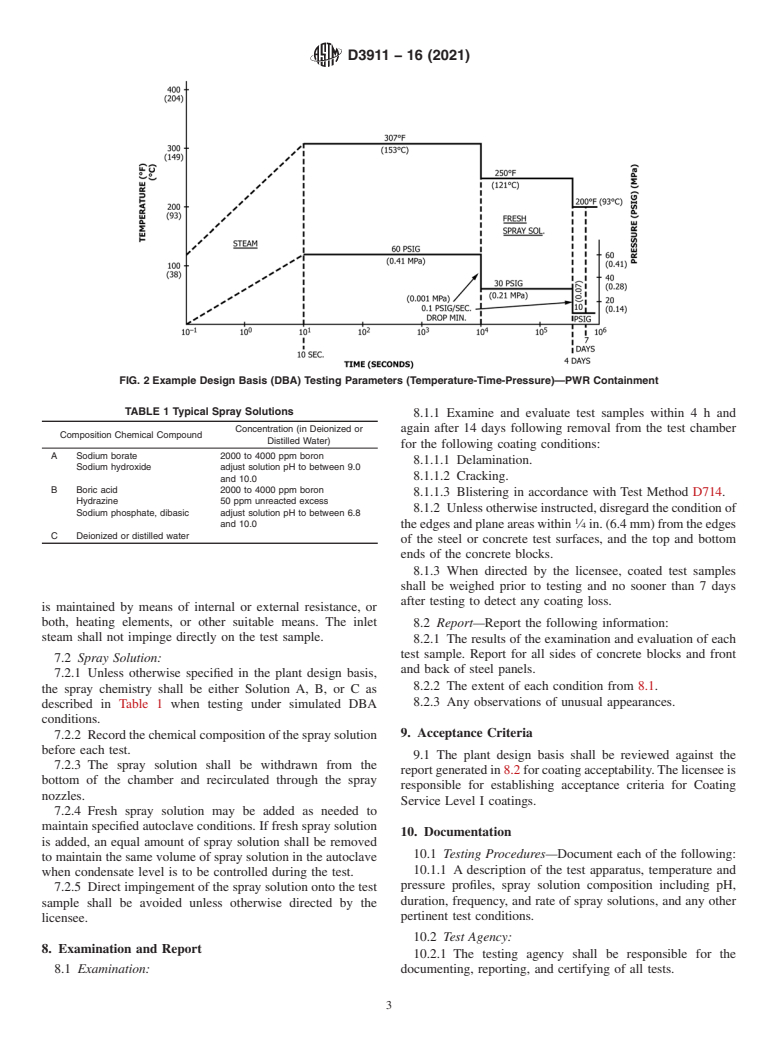 ASTM D3911-16(2021) - Standard Test Method for Evaluating Coatings Used in Light-Water Nuclear Power Plants  at Simulated   Design Basis Accident (DBA) Conditions