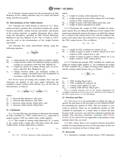 ASTM D5087-02(2021) ASTM D5087-02(2021) - Standard Test Method for Determining Amount of Volatile Organic Compound (VOC) Released from Solventborne Automotive Coatings and Available for Removal in a VOC Control Device (Abatement) - Page 3 preview