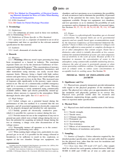 ASTM D470-21 ASTM D470-21 - Standard Test Methods for Crosslinked Insulations and Jackets for Wire and Cable - Page 2 preview