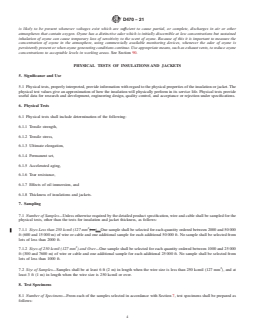 ASTM D470-21 REDLINE ASTM D470-21 - Standard Test Methods for Crosslinked Insulations and Jackets for Wire and Cable - Page 4 preview