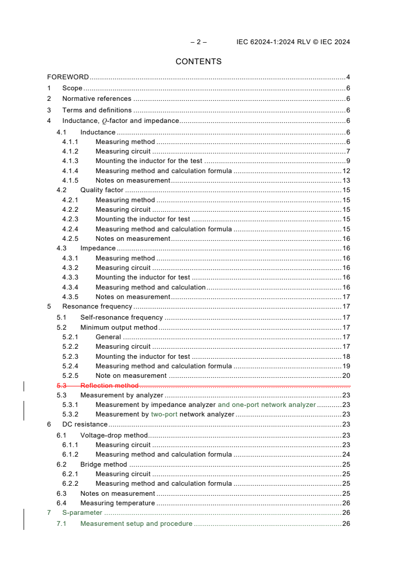 IEC 62024-1:2024 IEC 62024-1:2024 RLV - High frequency inductive components - Electrical characteristics and measuring methods - Part 1: Nanohenry range chip inductor
Released:17. 07. 2024
Isbn:9782832294147 - Page 4 preview