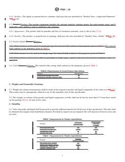 ASTM F451-21 REDLINE ASTM F451-21 - Standard Specification for Acrylic Bone Cement - Page 3 preview