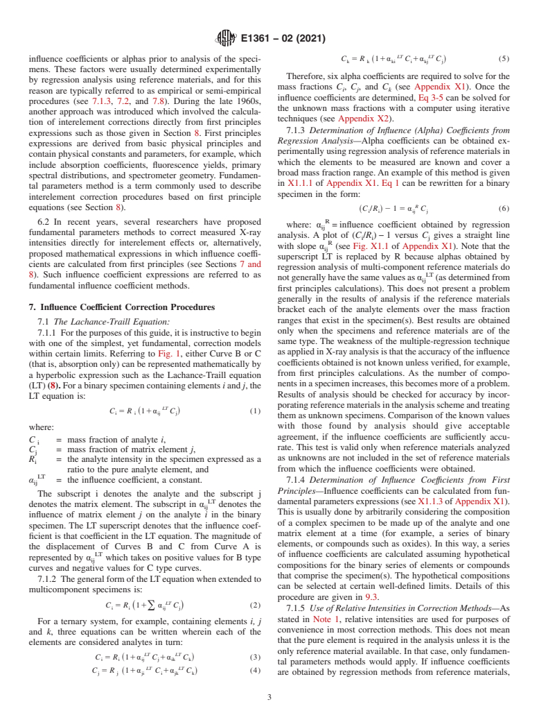 ASTM E1361-02(2021) - Standard Guide for  Correction of Interelement Effects in X-Ray Spectrometric Analysis