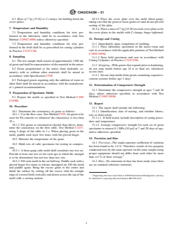 ASTM C942/C942M-21 ASTM C942/C942M-21 - Standard Test Method for Compressive Strength of Grouts for Preplaced-Aggregate Concrete in the Laboratory - Page 2 preview
