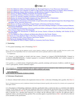 ASTM D7862-21 REDLINE ASTM D7862-21 - Standard Specification for Butanol for Blending with Gasoline for Use as Automotive Spark-Ignition Engine Fuel - Page 2 preview