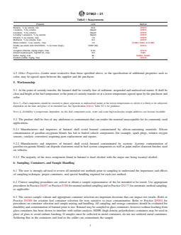 ASTM D7862-21 REDLINE ASTM D7862-21 - Standard Specification for Butanol for Blending with Gasoline for Use as Automotive Spark-Ignition Engine Fuel - Page 3 preview