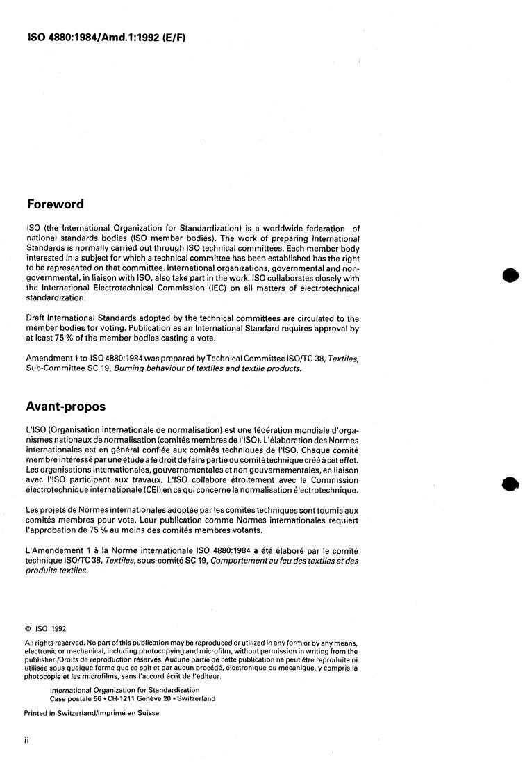 ISO 4880:1984/Amd 1:1992 ISO 4880:1984/Amd 1:1992 - Page 2 preview