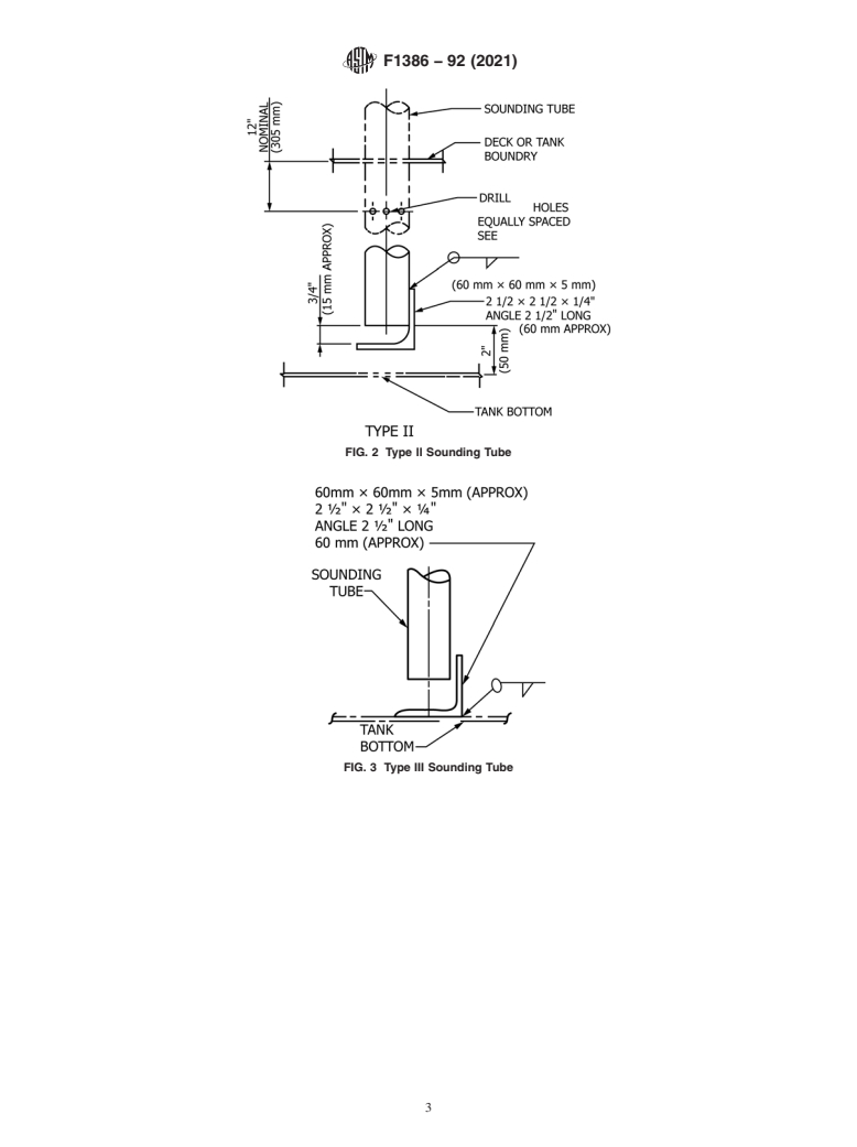 ASTM F1386-92(2021) - Standard Guide for  Construction of Sounding Tube and Striker Plate for Tank Sounding