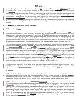 ASTM C417-21 REDLINE ASTM C417-21 - Standard Test Method for Thermal Conductivity of Unfired Monolithic Refractories - Page 4 preview
