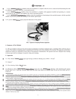ASTM F25/F25M-21 REDLINE ASTM F25/F25M-21 - Standard Test Method for Sizing and Counting Airborne Particulate Contamination in Cleanrooms and Other Dust-Controlled Areas - Page 3 preview