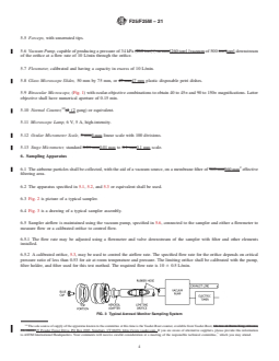 ASTM F25/F25M-21 REDLINE ASTM F25/F25M-21 - Standard Test Method for Sizing and Counting Airborne Particulate Contamination in Cleanrooms and Other Dust-Controlled Areas - Page 4 preview