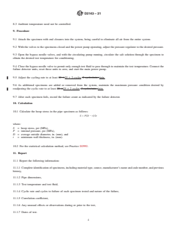 ASTM D2143-21 REDLINE ASTM D2143-21 - Standard Test Method for Cyclic Pressure Strength of Reinforced, Thermosetting Plastic Pipe - Page 4 preview