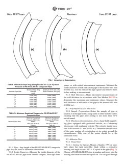ASTM F3506-21e1 ASTM F3506-21e1 - Standard Specification for Standard Specification for Polyethylene of Raised Temperature/Aluminum/Polyethylene of Raised Temperature (PE-RT/AL/PE-RT) Composite Pressure Pipe based on Inner Diameter (ID) for use in Air Conditioning and Refrigeration Line Set Systems - Page 4 preview