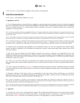 ASTM E467-21 REDLINE ASTM E467-21 - Standard Practice for Verification of Constant Amplitude Dynamic Forces in an Axial Fatigue Testing System - Page 4 preview