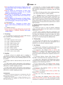 ASTM D8080-21 ASTM D8080-21 - Standard Specification for Compressed Natural Gas (CNG) and Liquefied Natural Gas (LNG) Used as a Motor Vehicle Fuel - Page 2 preview