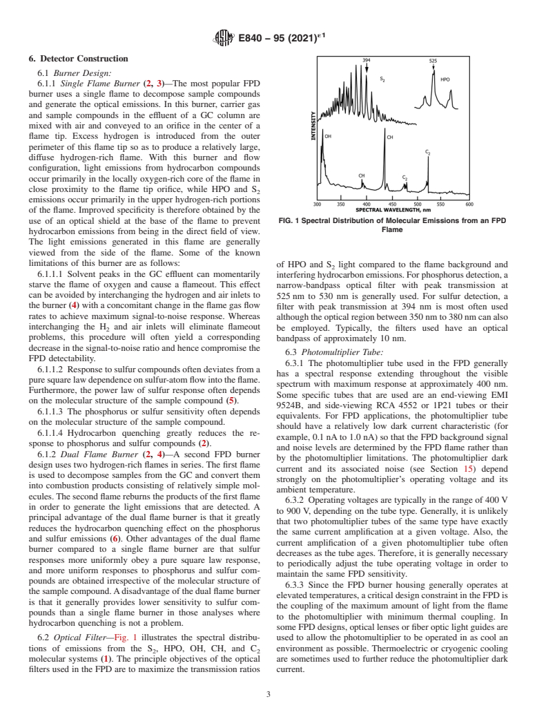 ASTM E840-95(2021)e1 - Standard Practice for Using Flame Photometric Detectors in Gas Chromatography