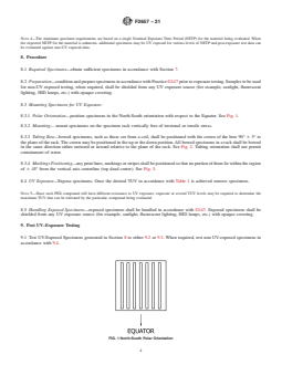 ASTM F2657-21 REDLINE ASTM F2657-21 - Standard Test Method for Outdoor Weathering Exposure of Crosslinked Polyethylene (PEX) Tubing - Page 4 preview