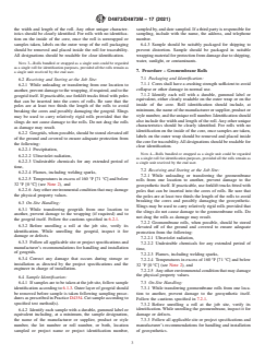 ASTM D4873/D4873M-17(2021) ASTM D4873/D4873M-17(2021) - Standard Guide for Identification, Storage, and Handling of Geosynthetic Rolls and Samples - Page 3 preview
