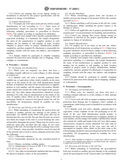 ASTM D4873/D4873M-17(2021) ASTM D4873/D4873M-17(2021) - Standard Guide for Identification, Storage, and Handling of Geosynthetic Rolls and Samples - Page 4 preview