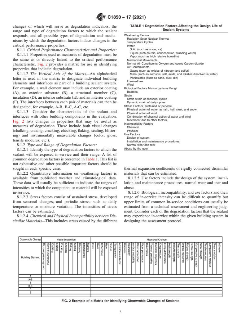 ASTM C1850-17(2021) - Standard Guide for Improved Laboratory Accelerated Tests to Predict the Weathering  and for Use in Developing Protocols to Predict the Design Life of  Building Sealant Systems