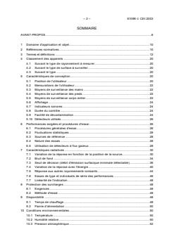 IEC 61098:2003 - Radiation protection instrumentation - Installed personnel surface contamination monitoring assemblies - Page 4 preview