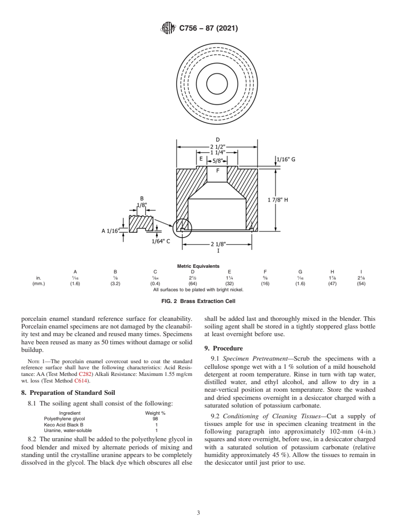 ASTM C756-87(2021) - Standard Test Method for  Cleanability of Surface Finishes