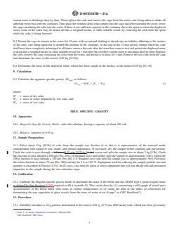 ASTM D167/D167M-21a REDLINE ASTM D167/D167M-21a - Standard Test Method for Apparent and True Specific Gravity and Porosity of Lump Coke - Page 3 preview