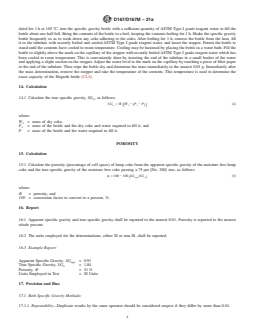 ASTM D167/D167M-21a REDLINE ASTM D167/D167M-21a - Standard Test Method for Apparent and True Specific Gravity and Porosity of Lump Coke - Page 4 preview