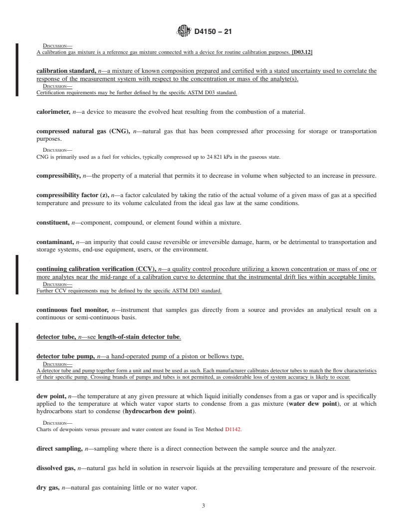 REDLINE ASTM D4150-21 - Standard Terminology Relating to  Gaseous Fuels