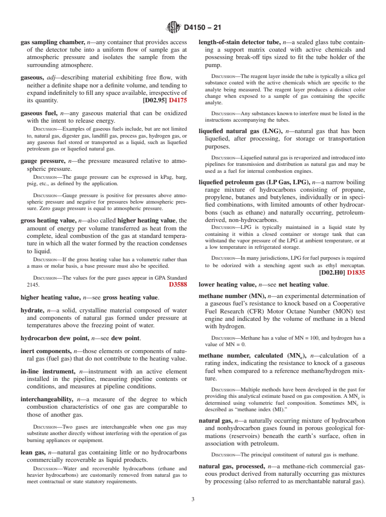 ASTM D4150-21 - Standard Terminology Relating to  Gaseous Fuels