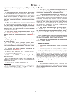 ASTM B859-21 ASTM B859-21 - Standard Practice for De-Agglomeration of Refractory Metal Powders and Their Compounds Prior to Particle Size Analysis - Page 2 preview