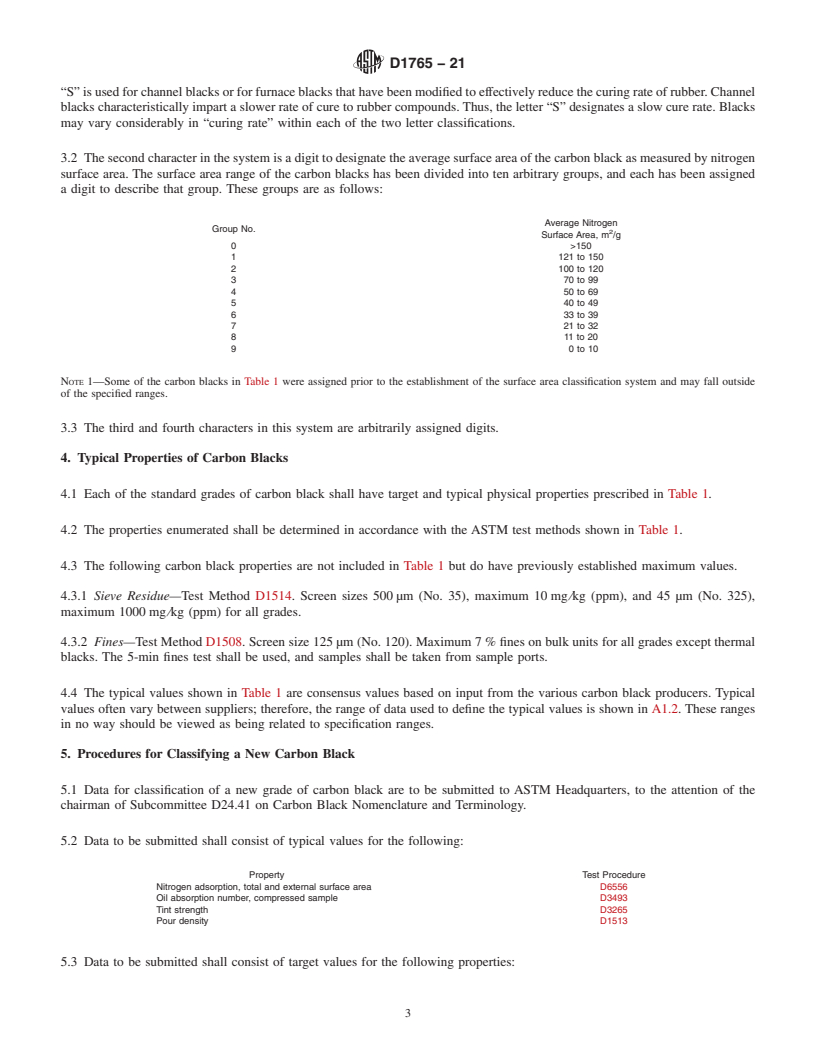 ASTM D1765-21 - Standard Classification System For Carbon Blacks Used ...