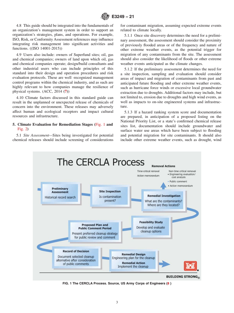 ASTM E3249-21 - Standard Guide for Remedial Action Resiliency to Climate Impacts