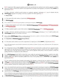 ASTM D4215-21 REDLINE ASTM D4215-21 - Standard Specification for Cold-Mixed, Cold-Laid Asphalt Paving Mixtures - Page 3 preview