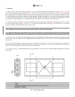 ASTM D955-21 REDLINE ASTM D955-21 - Standard Test Method of Measuring Shrinkage from Mold Dimensions of Thermoplastics - Page 3 preview