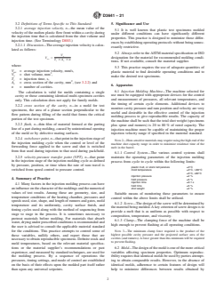 ASTM D3641-21 ASTM D3641-21 - Standard Practice for Injection Molding Test Specimens of Thermoplastic Molding and Extrusion Materials - Page 2 preview