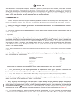 ASTM D3641-21 REDLINE ASTM D3641-21 - Standard Practice for Injection Molding Test Specimens of Thermoplastic Molding and Extrusion Materials - Page 3 preview